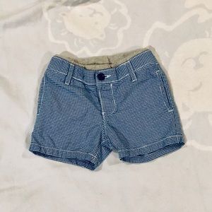 Baby boy plaid shorts